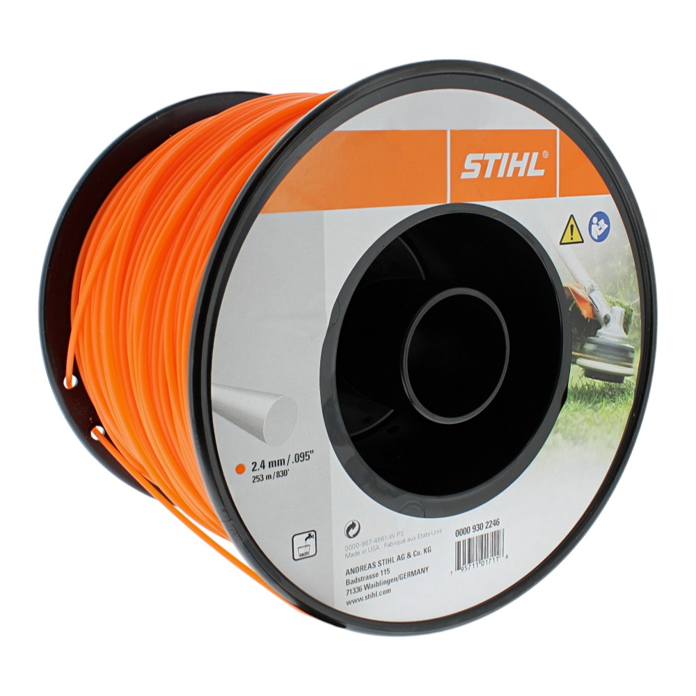 Dây Tròn Ø 2,4 Mm X 253 M Màu Cam STIHL 0000 930 2246