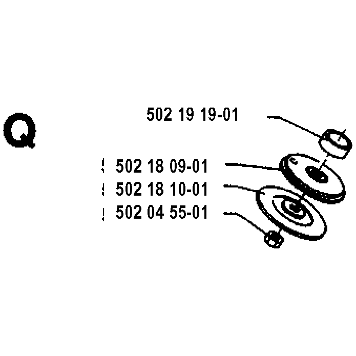 Sơ đồ Bánh răng côn cho Husqvarna 132RB