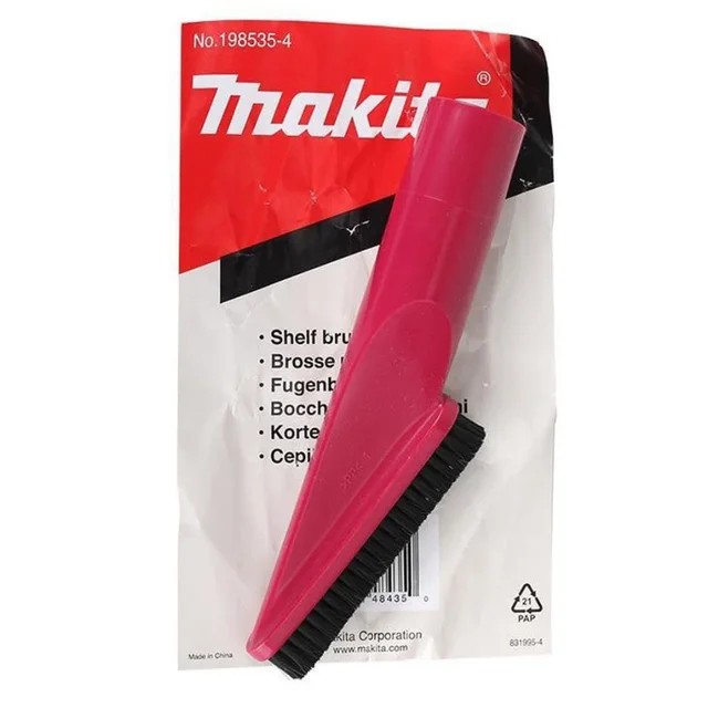 198535-4 Đầu Hút Bàn Chải Dẹp Màu Đỏ