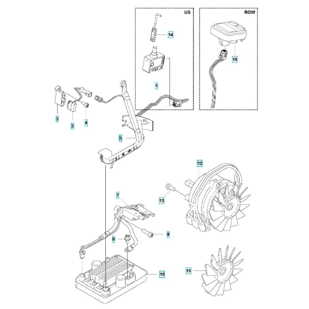 Sơ đồ Điện cho Husqvarna 340i 3 340i 6