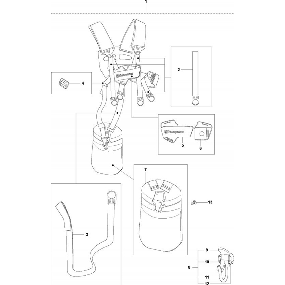 Sơ đồ Dây nịt cho Husqvarna 524 L 3 524l 15