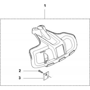Sơ đồ Tấm chắn cho Husqvarna 524 LK