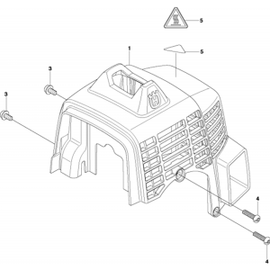 Sơ đồ Nắp xi lanh cho Husqvarna 543AE15