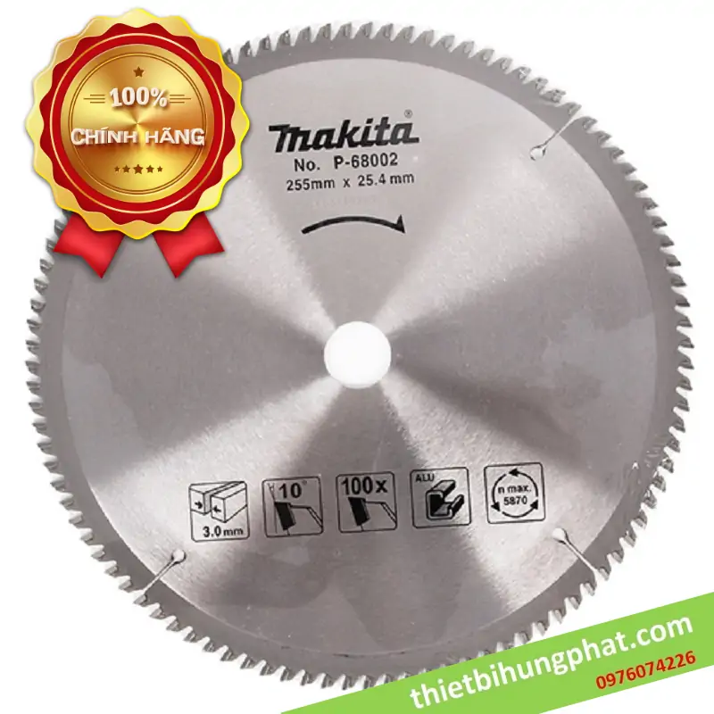 P-68002 Lưỡi cắt nhôm Makita P-68002 (255mm) 1 P-68002 Lưỡi cắt nhôm Makita P-68002 (255mm)