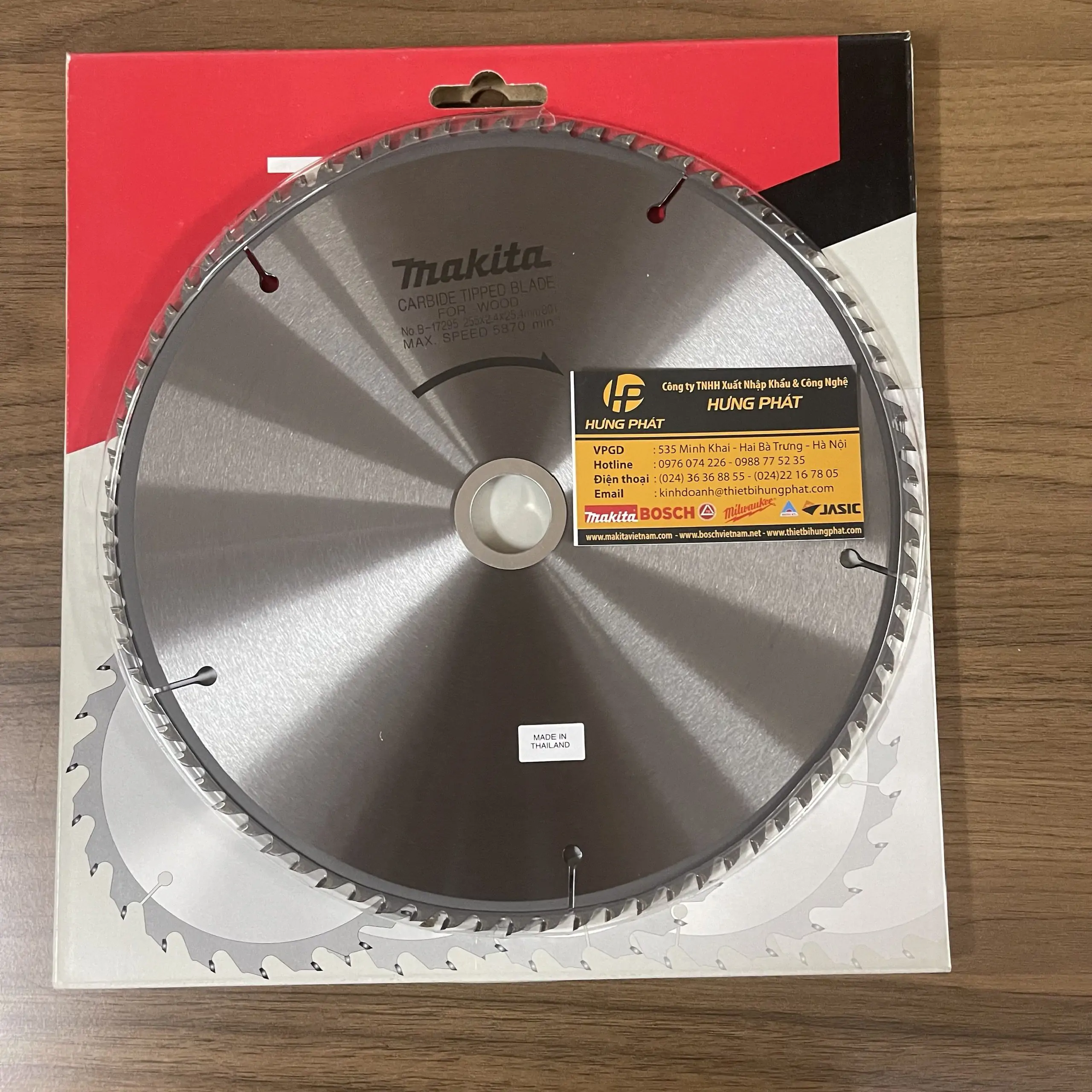 B-17295 Lưỡi cắt gỗ Makita B-17295 (255mm)