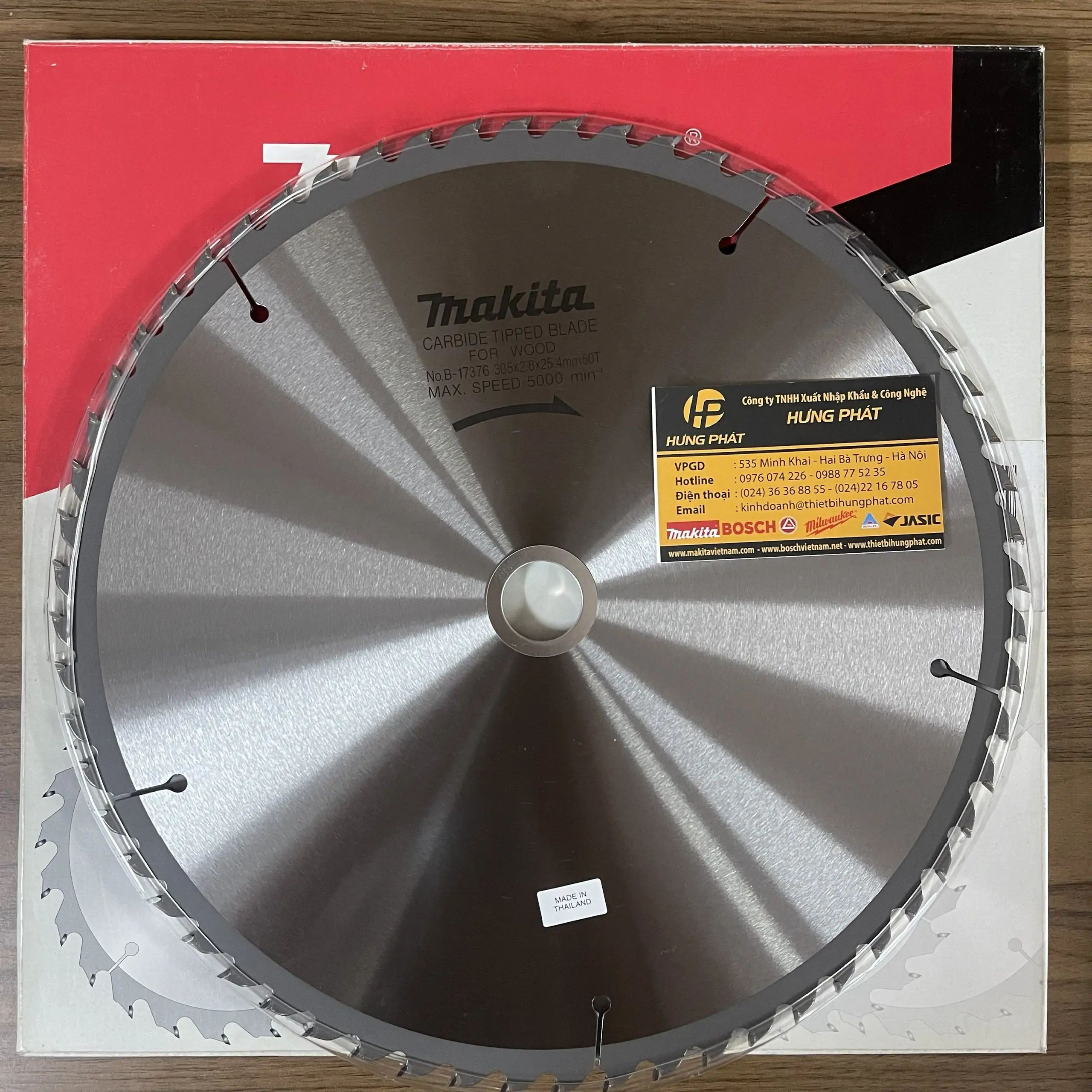 B-17376 Lưỡi cắt gỗ Makita B-17376 (305mm)