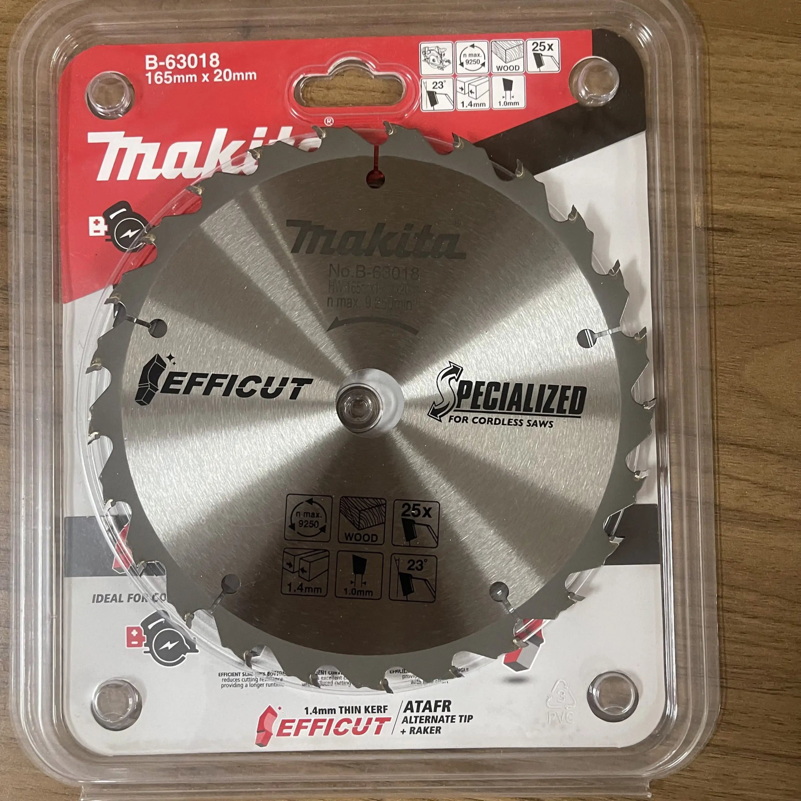 B-63018 Lưỡi cắt gỗ Makita B-63018 (165mm)