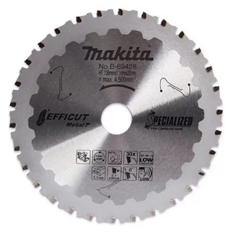 B-69428 LƯỠI CẮT SẮT EFFICUT MAKITA B-69428 (136X20X30T)