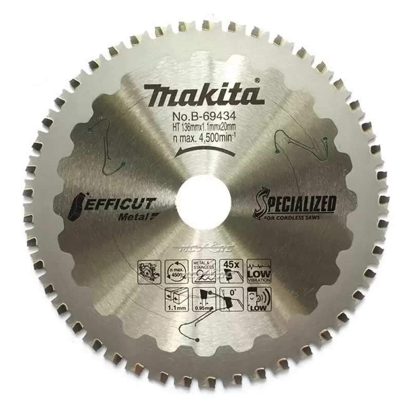 B-69434 LƯỠI CẮT SẮT EFFICUT MAKITA B-69434 (136X20X45T)