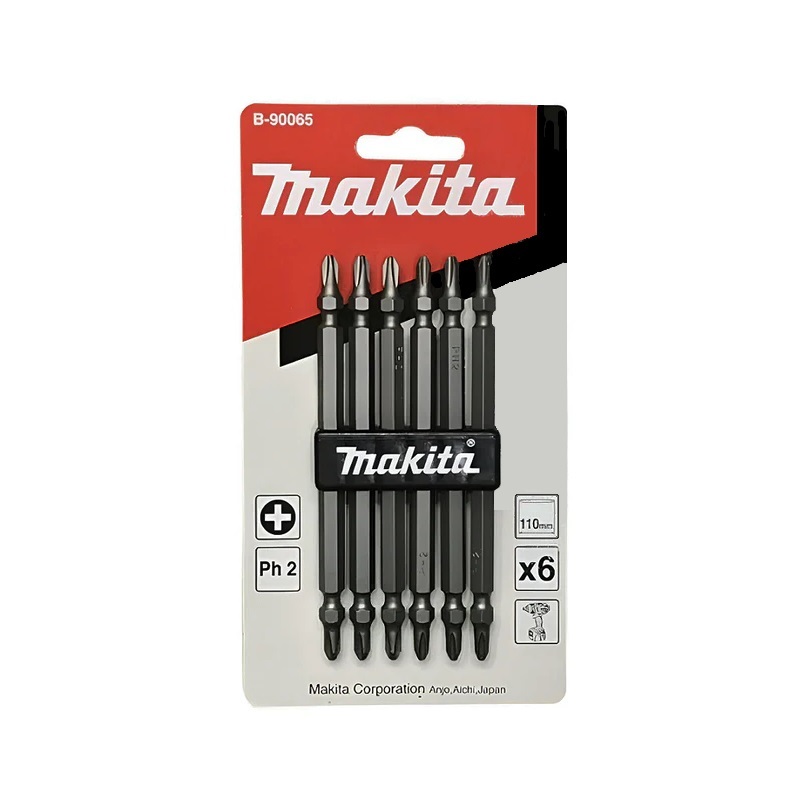 B-90065 Bộ Mũi Vít 2 Đầu Ph2 110mm( 6 Cái/Hộp)