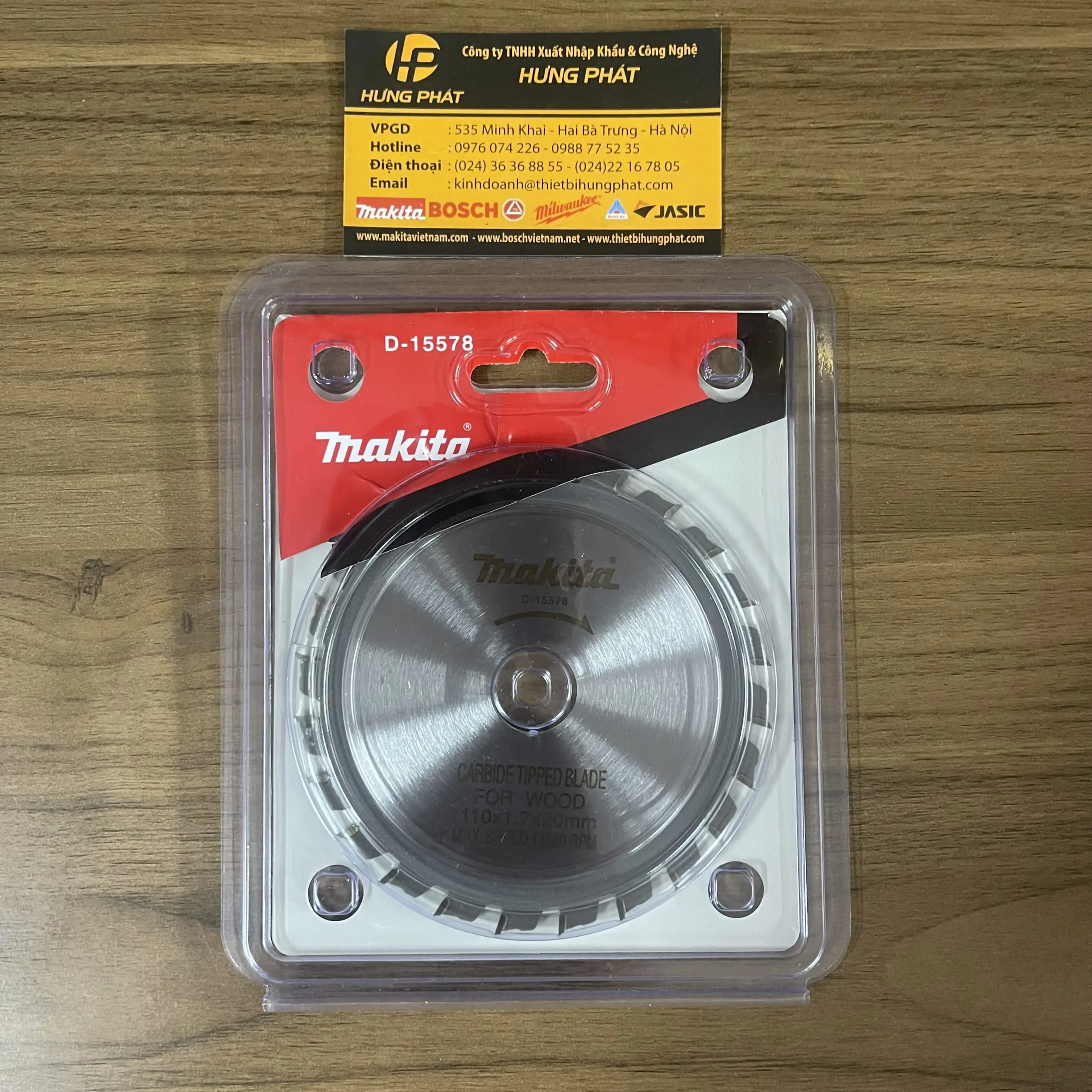 D-15578 Lưỡi cắt gỗ Makita D-15578 (110mm)