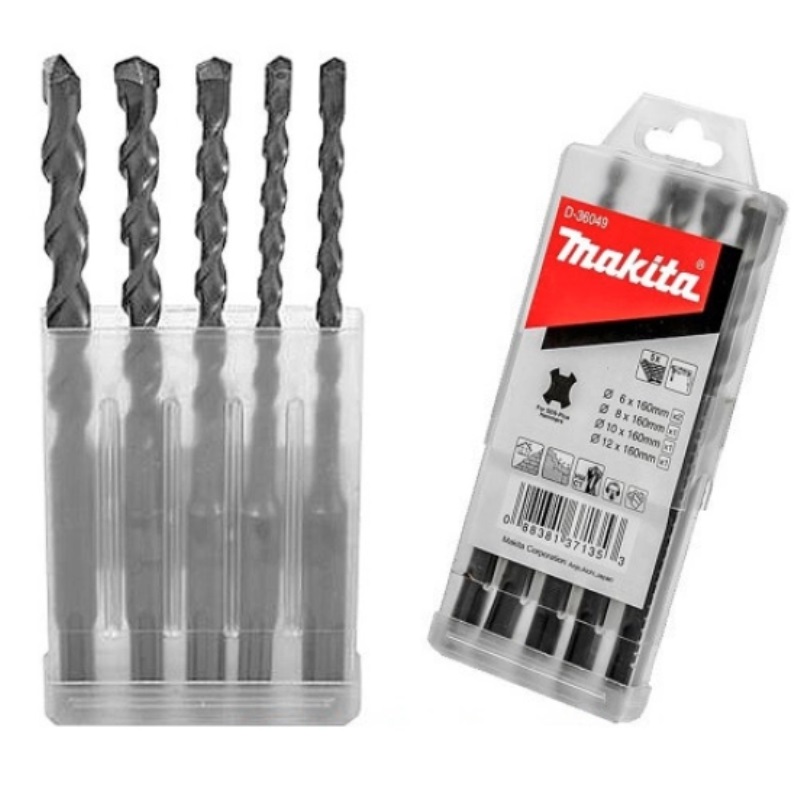 D-36049 Sds Plus Drill Assortment (4cái) 6,8,10,12x160mm