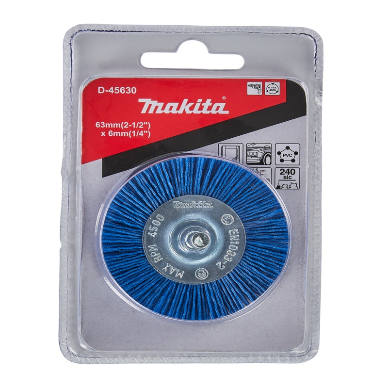 D-45630 Chổi Đánh Nylon Dạng Bánh Xe (63mm, #240) 1 D-45630 Chổi Đánh Nylon Dạng Bánh Xe (63mm, #240)