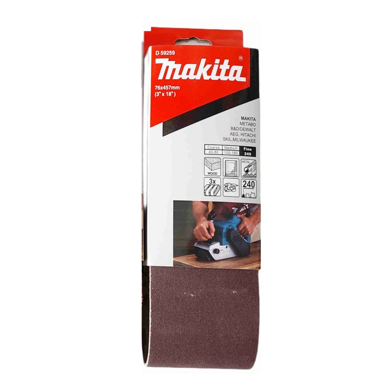 D-59259 Nhám Băng 3cái (Cỡ Hạt 240) 1 D-59259 Nhám Băng 3cái (Cỡ Hạt 240)