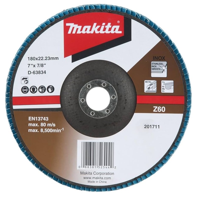 D-63834 Nhám Xếp 180mm Z60 1 D-63834 Nhám Xếp 180mm Z60