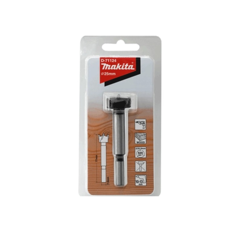 D-71124 Mũi Khoét Gỗ 25x77mm 1 D-71124 Mũi Khoét Gỗ 25x77mm