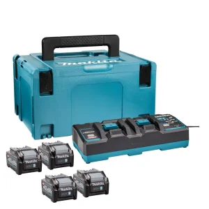 191U28-6 BỘ PIN SẠC(BL4040*4+DC40RB+MAKPAC) MAKITA 191U28-6