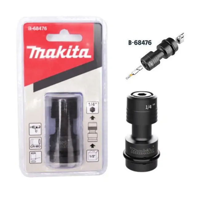 B-68476 CHUYỂN ĐỔI SIẾT BU LÔNG SANG VẶN VÍT (1/2″sang1/4″) Makita B-68476