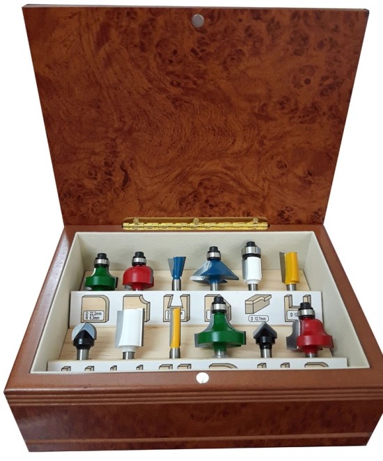 A-88054 Bộ Mũi Phay Chuôi 8mm (12cái) 2 a 88054bo mui phay chuoi 8mm 12cai 349