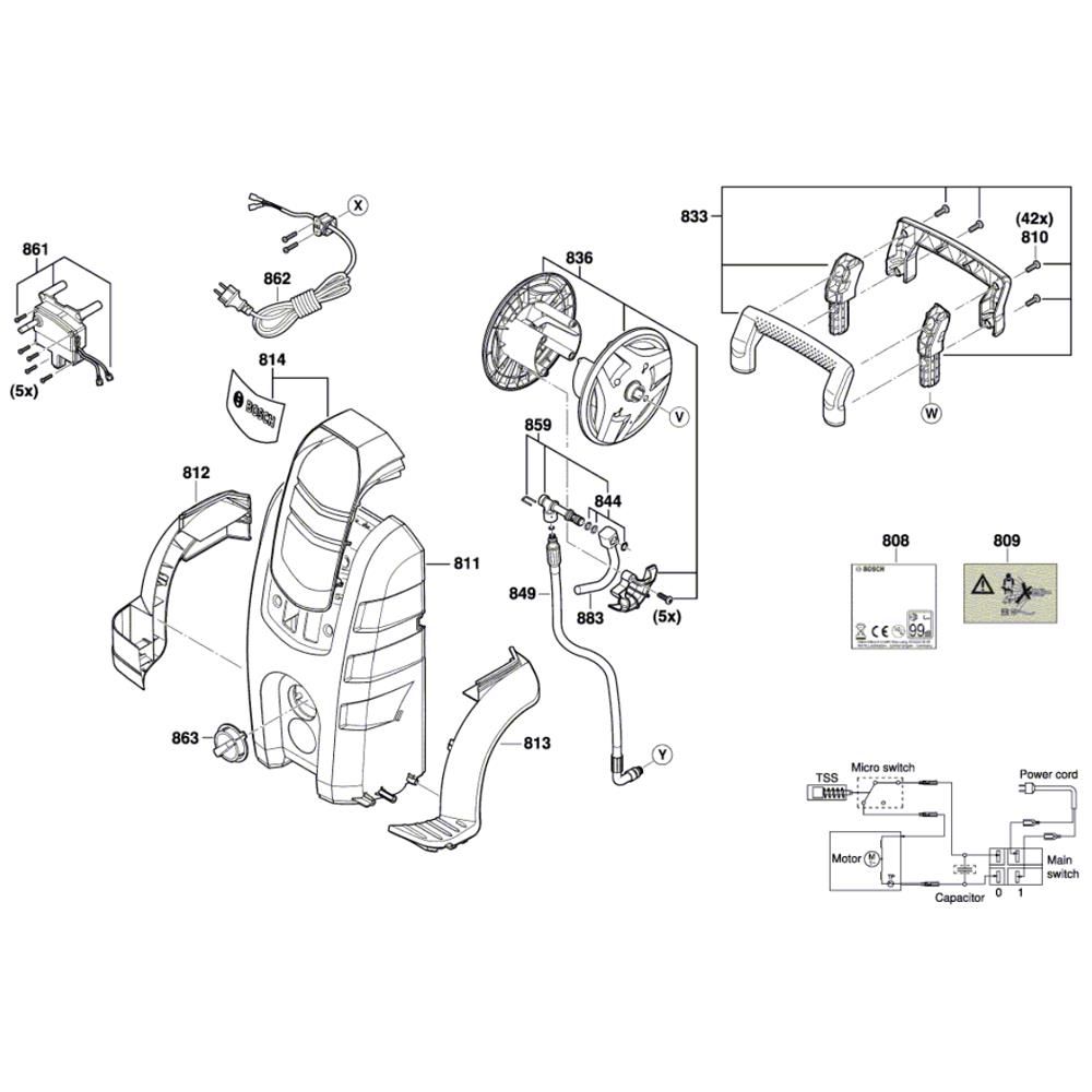 Sơ đồ Lắp ráp Bosch AdvancedAquatak 140 3 advancedaquatak 140 1