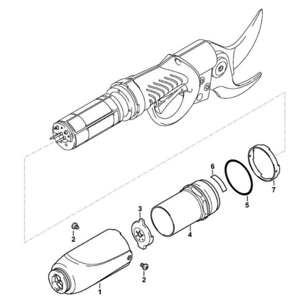 Sơ đồ Lắp ráp nhà ở cho Stihl ASA 85 3 asa85 housing assembly