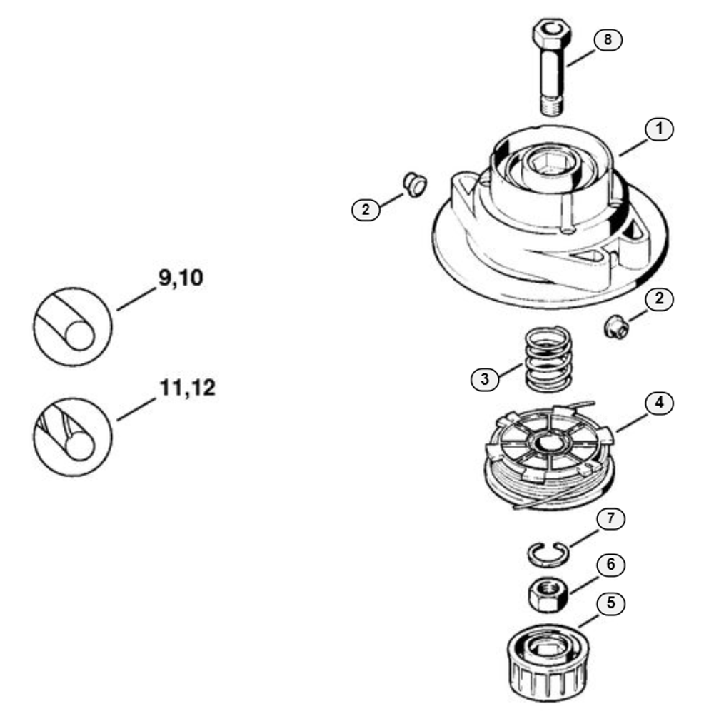 Sơ đồ Đầu cắt cỏ Stihl AutoCut 21-2 3 autocut 21 2