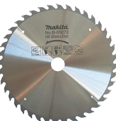 B-05072 Lưỡi Cưa Hợp Kim 260x30x40t