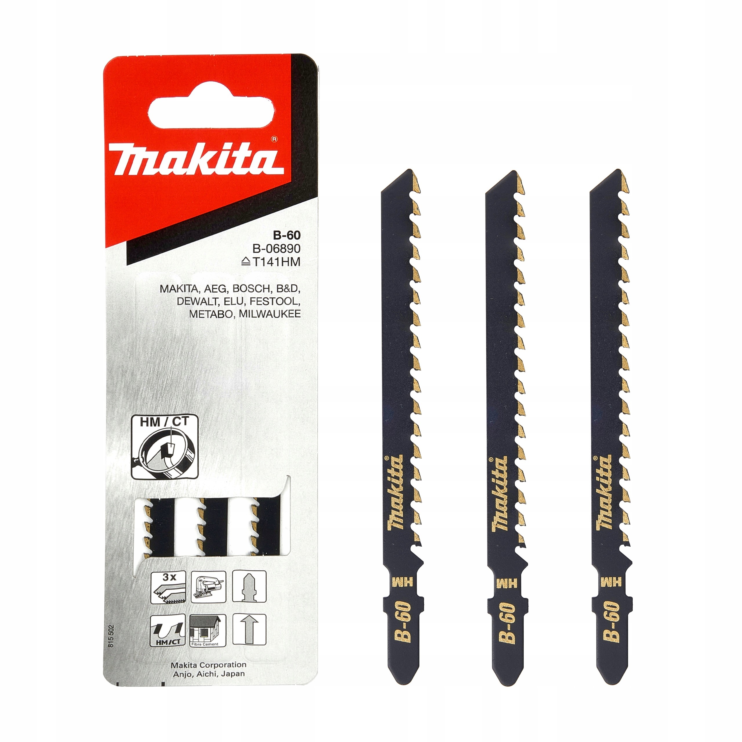 B-06890 Hm Bộ Lưỡi Cưa Lọng B60