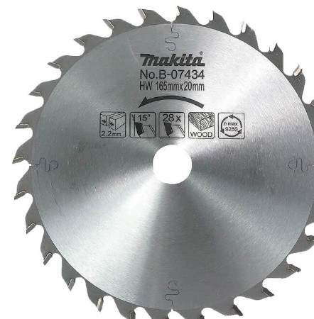 B-07434 Lưỡi Cưa Hợp Kim 165x20x28t