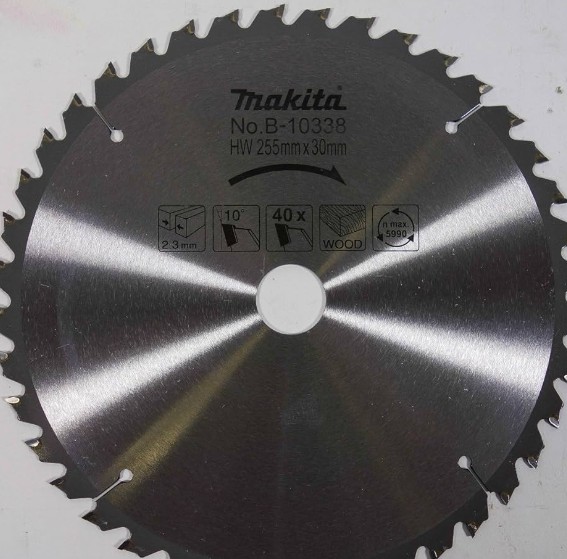 B-10338 Lưỡi Cưa Hợp Kim 255mmx30mmx40t