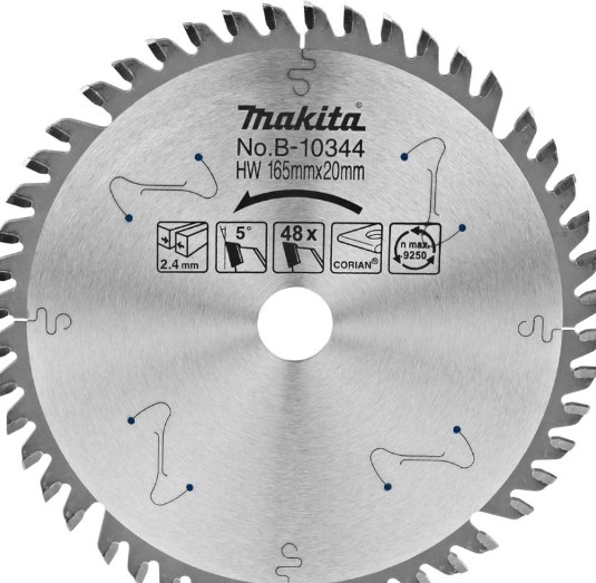 B-10344 Lưỡi Cưa Hợp Kim 165x20x48t