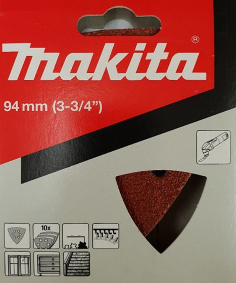 B-21652 Giấy Chà Nhám Tam Giác 180 (Màu Đỏ) 3 b 21652giay cha nham tam giac 180 mau do 606