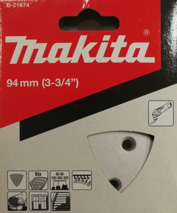 B-21674 Bộ Giấy Chà Nhám Tam Giác (Trắng) 60,80,100,240,320 3 b 21674bo giay cha nham tam giac trang 6080100240320 178