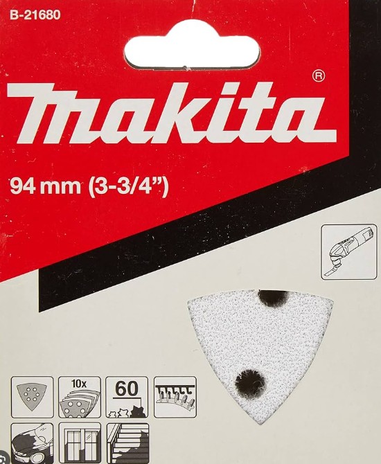 B-21680 Giấy Chà Nhám Tam Giác 60 (Trắng) 3 b 21680giay cha nham tam giac 60 trang 899