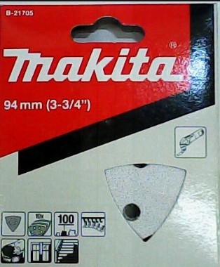 B-21705 Giấy Chà Nhám Tam Giác 100 (Trắng) 3 b 21705giay cha nham tam giac 100 trang 914