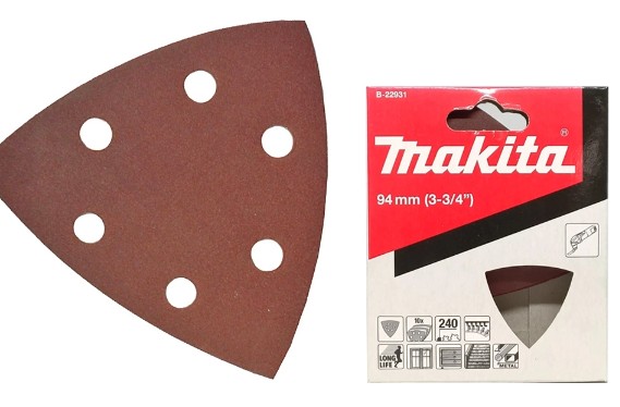 B-22931 Giấy Chà Nhám Tam Giác 240 (Màu Đỏ) 3 b 22931giay cha nham tam giac 240 mau do 248