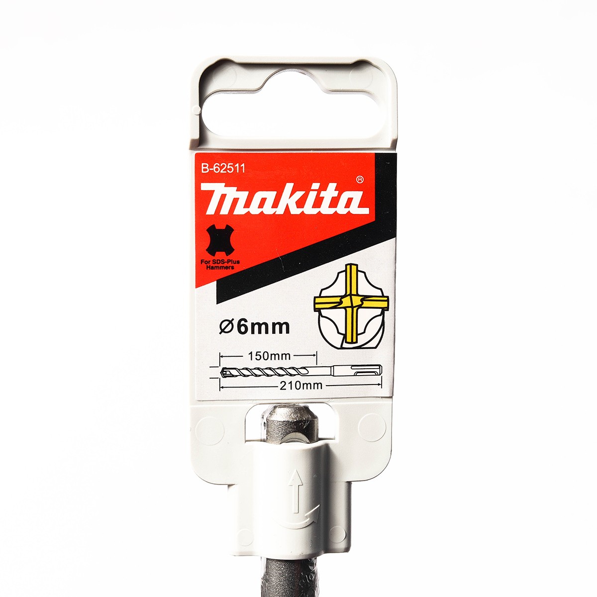 B-62511 Mũi Khoan 4 Cạnh Sds-plus 6x210mm