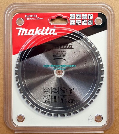 B-63161 Lưỡi Cắt Hợp Kim 165mm×20mm×42t