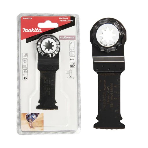 B-66329 Lưỡi Cắt Sâu 32x60mm/gỗ Và Kim Loại/starlock Plus – MAP001