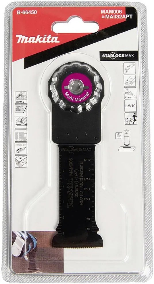 B-66450 Lưỡi Cắt Sâu Đa Năng 32x70mm/starlock Max – MAM006