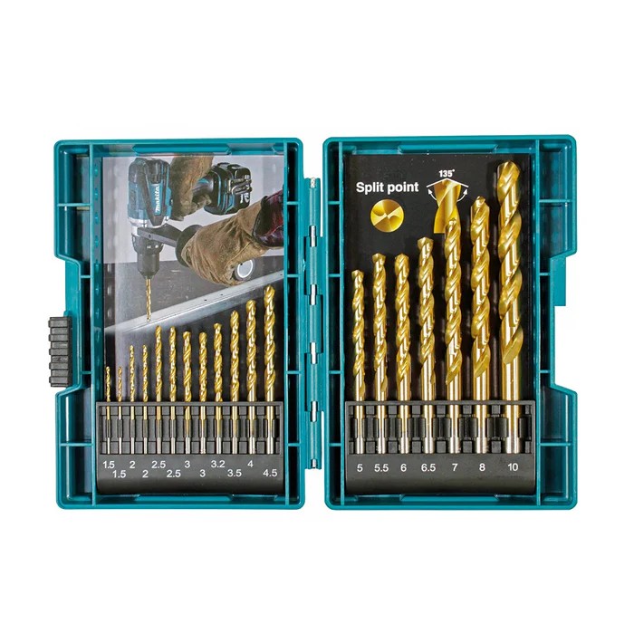 B-67795 Bộ Mũi Khoan Hss-Tin 1.5mm-10mm(19 Cái/Hộp)