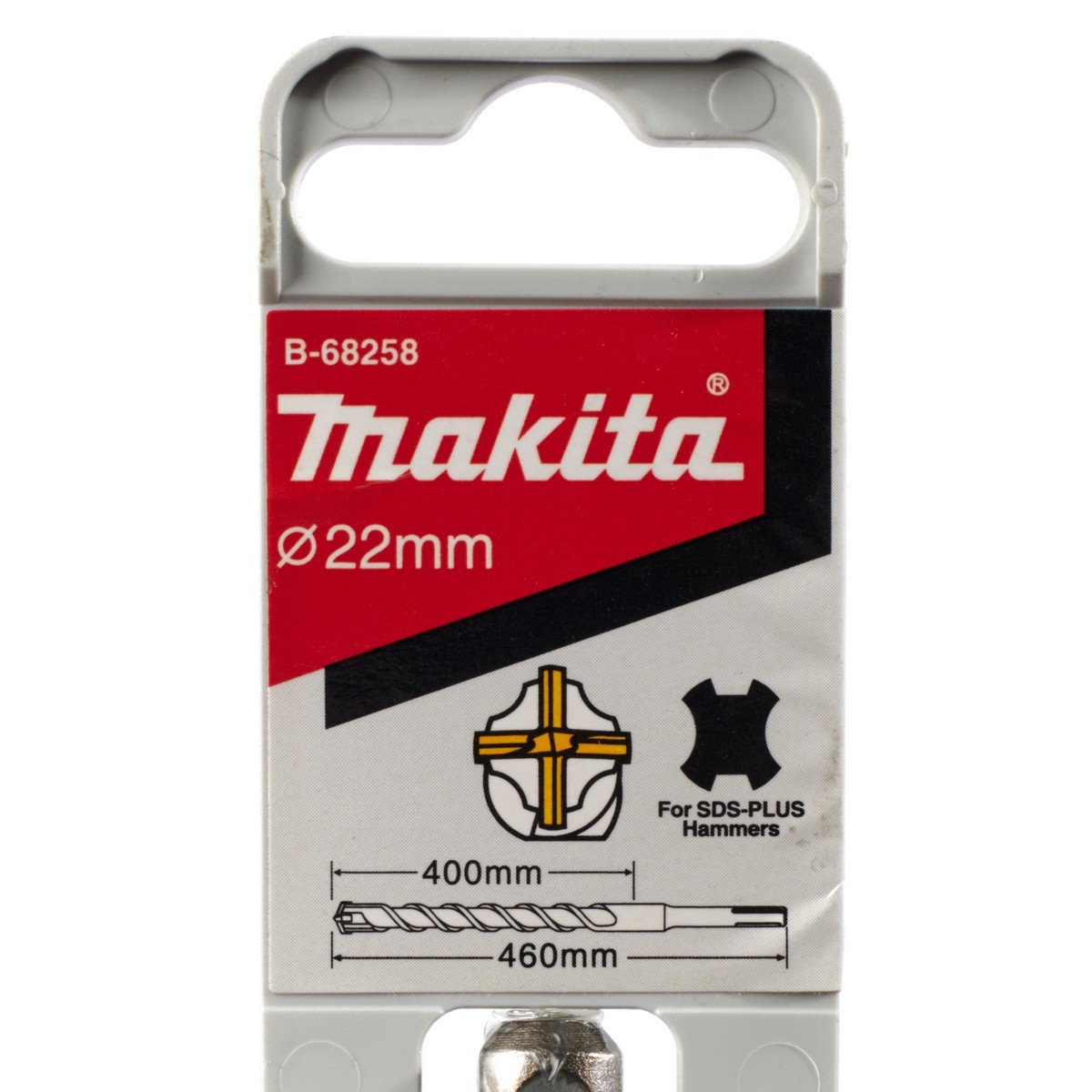 B-68258 Mũi Khoan 4 Cạnh Sds-Plus 22x460mm