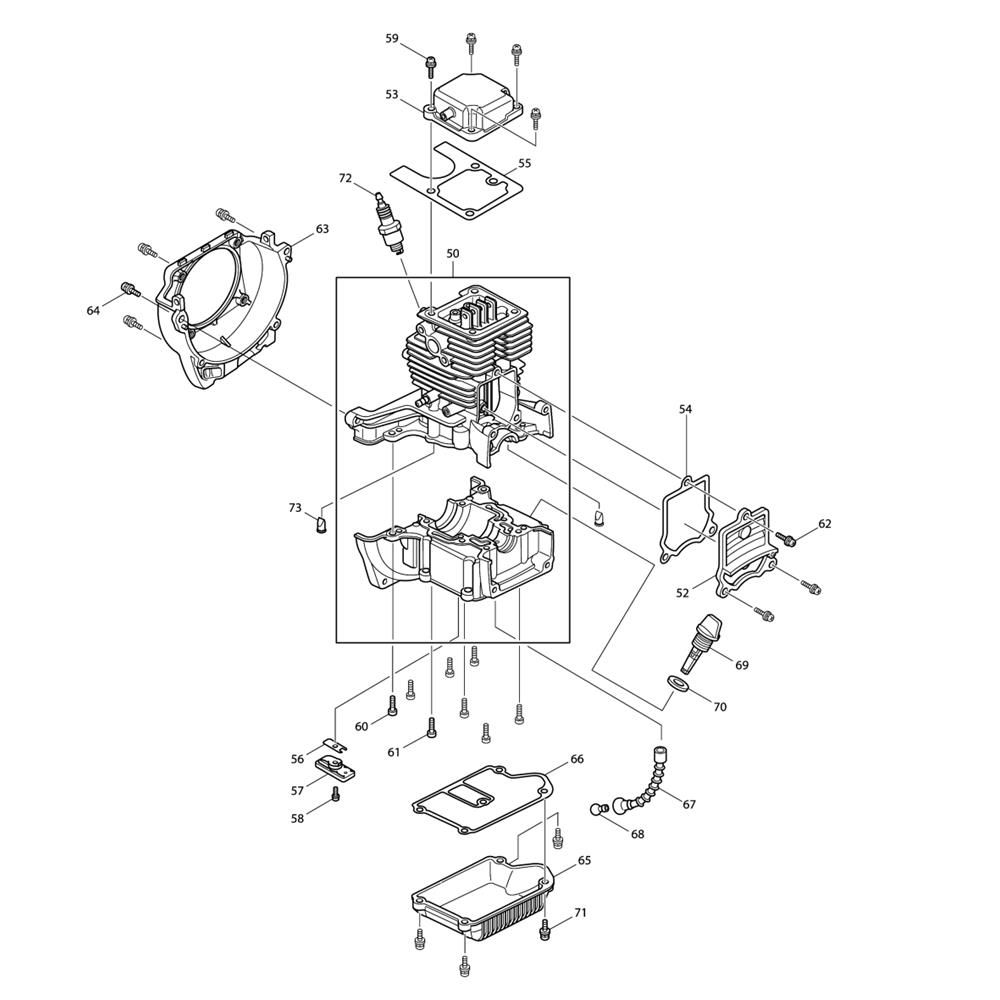 Sơ đồ Xi lanh, cụm đồng hồ đo dầu