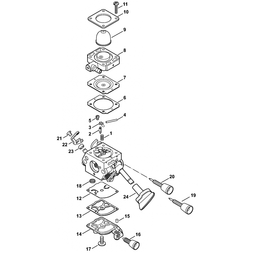 Sơ đồ Vỏ máy cắt cho Honda HRH536K4