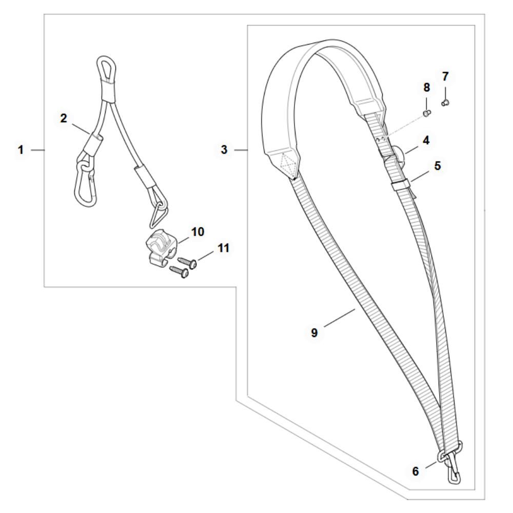 Sơ đồ Bộ dây cho Stihl BGA 160 3 bga160 harness assy