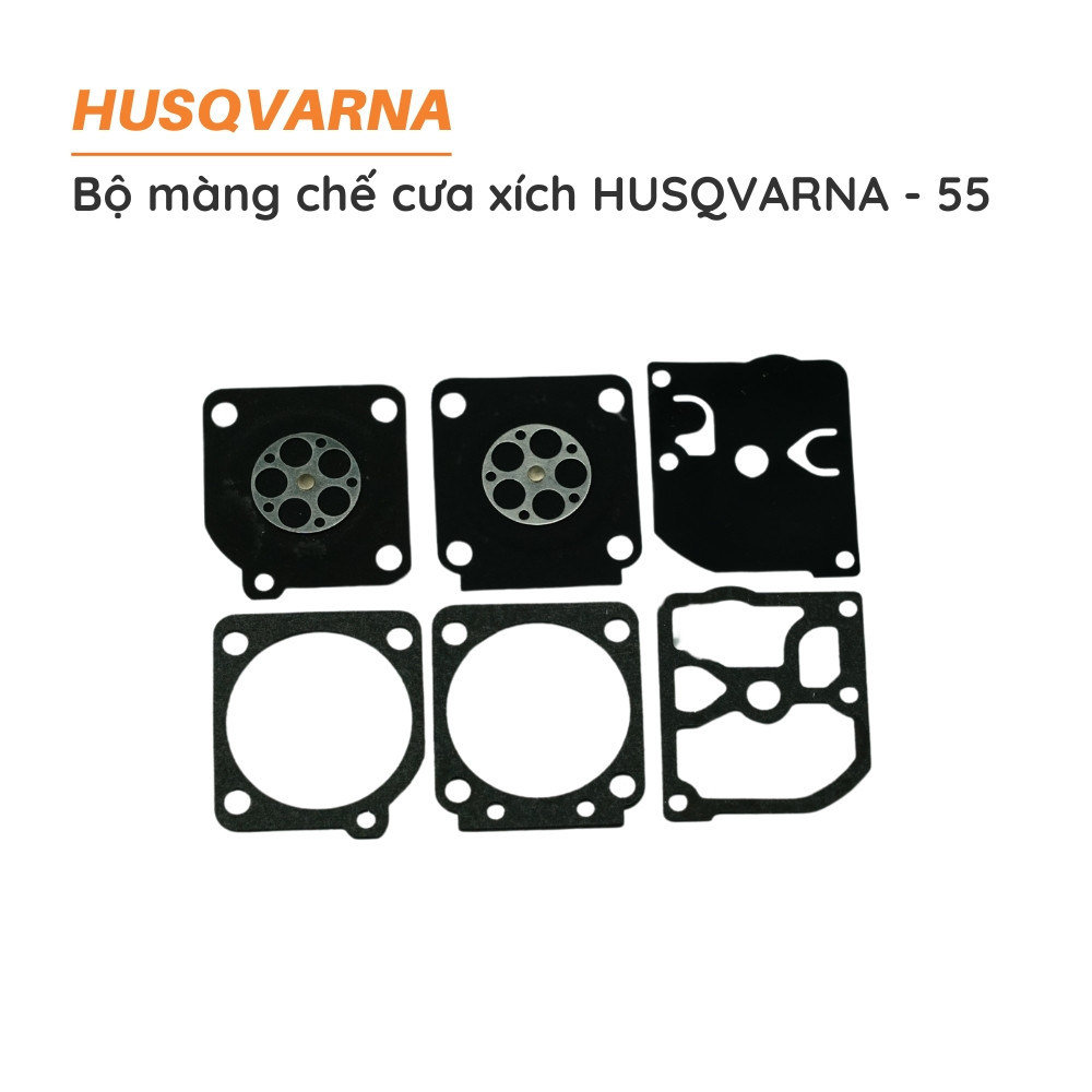 Bộ màng chế cưa xích HUSQVARNA - 55 3 bo mang che may cua xich husqvana 55