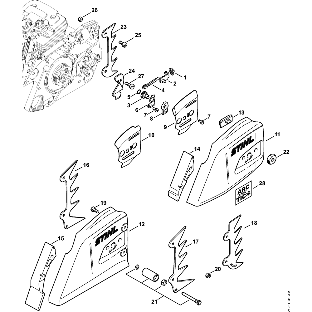 chain tensioner assembly ms441 ms441c