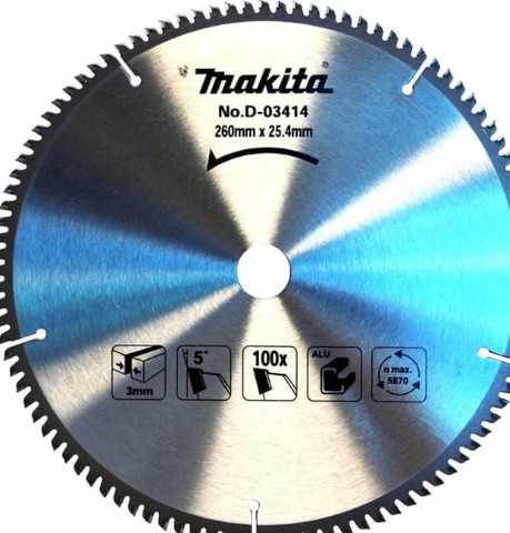 D-03414 Lưỡi Cưa Hợp Kim 260mmx25.4mmx100t 2 d 03414luoi cua hop kim 260mmx254mmx100t 594