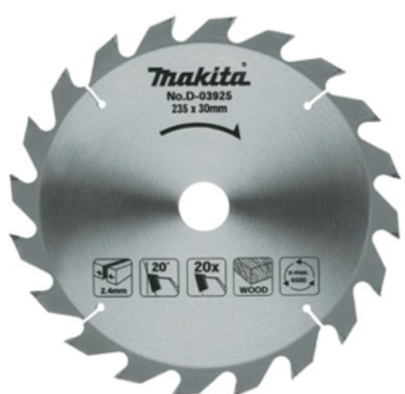 D-03925 Lưỡi Cưa Hợp Kim 235x30x207 2 d 03925luoi cua hop kim 235x30x207 327