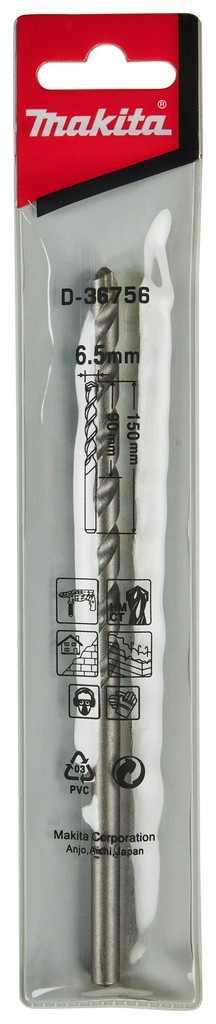 D-36756 Mũi Khoan Bê Tông Chuôi Kẹp 6.5x150mm